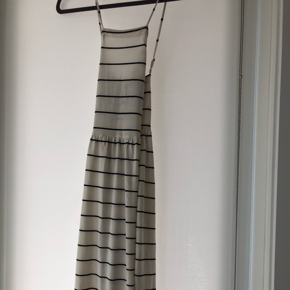 Lou & Grey striped maxi dress size M
